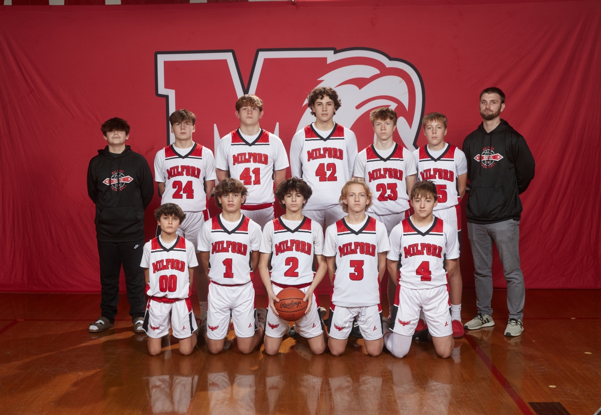 2023-24 8th Grade White Boys Basketball Team